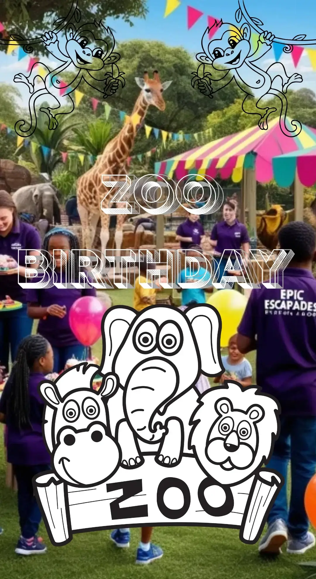 Birthday Celebration - Zoo Party